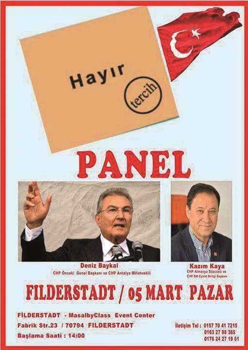 Baykal Almanya'daki programını iptal etti