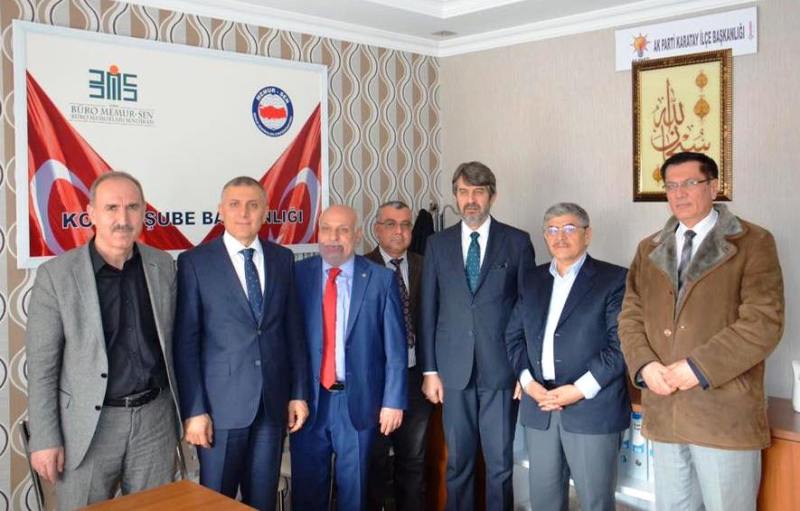 AK Parti İl Başkanı Musa Arat Büro Memur-Sen’i ziyaret etti