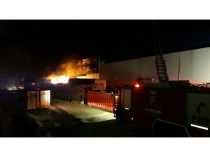 Kocaeli'de otomobil fabrikasında yangın