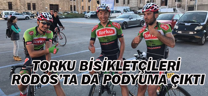 Torku bisikletçileri Rodos’ta da podyuma çıktı
