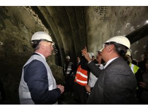 Mevlana Tüneli'ndeki çalışmalar