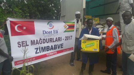 Dost Elinden Zimbabwe’ye gıda yardımı