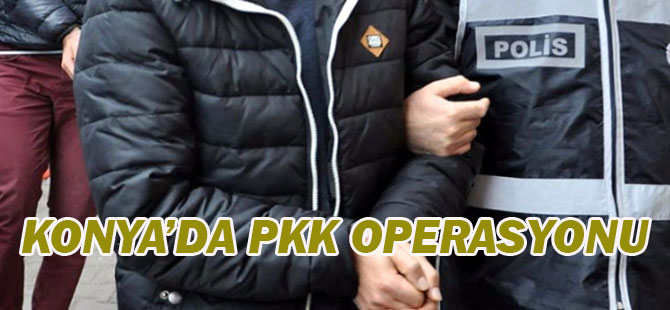Konya'da PKK operasyonu