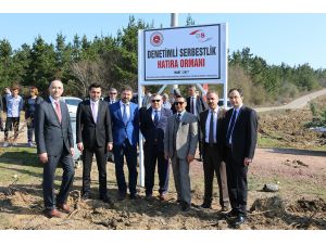 Hükümlüler, "Denetim Serbestlik Hatıra Ormanı" oluşturuyor