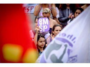 Sao Paulo'da "Dünya Kadınlar Günü Yürüyüşü"