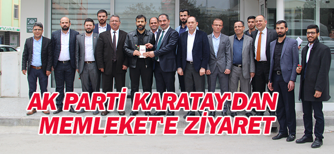 AK Parti Karatay'dan Memleket'e ziyaret