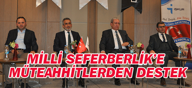 Milli seferberlik’e müteahhitlerden destek