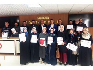 Girişimci adayları sertifika aldı