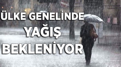 Meteoroloji'den Yağış Uyarısı