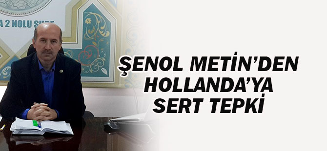 Eğtimcilerden Hollanda'ya tepki