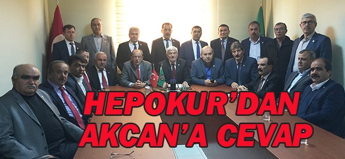 Mustafa Hepokur’dan Akcan’a Cevap