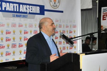 Baloğlu Akşehir'de konuştu