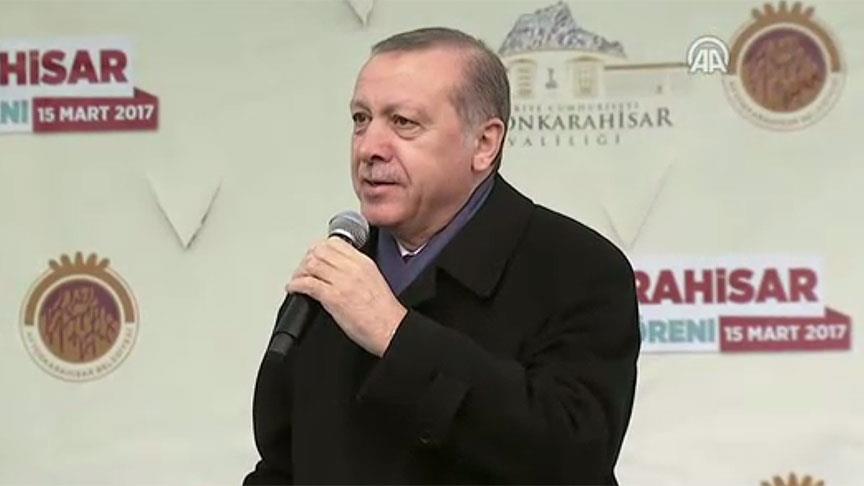 Cumhurbaşkanı Erdoğan konuşuyor