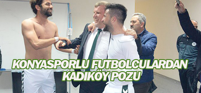 Konyasporlu futbolculardan Kadıköy pozu
