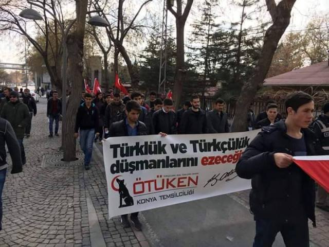 Ötüken Derneğinden şehitliğe ziyaret