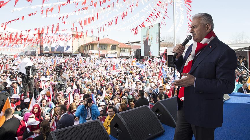 Yıldırım: Bu terör örgütleri gün gelecek size de zarar verecek VİDEO HABER
