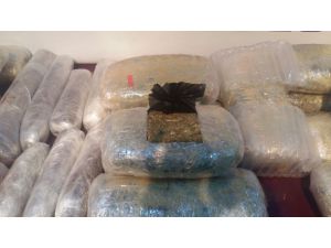 Kargoyla esrar, çorapla kokain taşıdılar