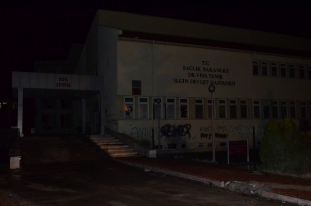 Eski devlet hastanesinin bakır kabloları çalındı