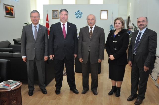Irak Büyükelçisi Hisham Ali Akbar İbrahim Al-Alawi NEÜ’yü Ziyaret Etti