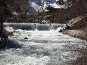 Aygır Şelalesi coştu