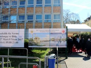 Frankfurt'taki Türkler sandık başında