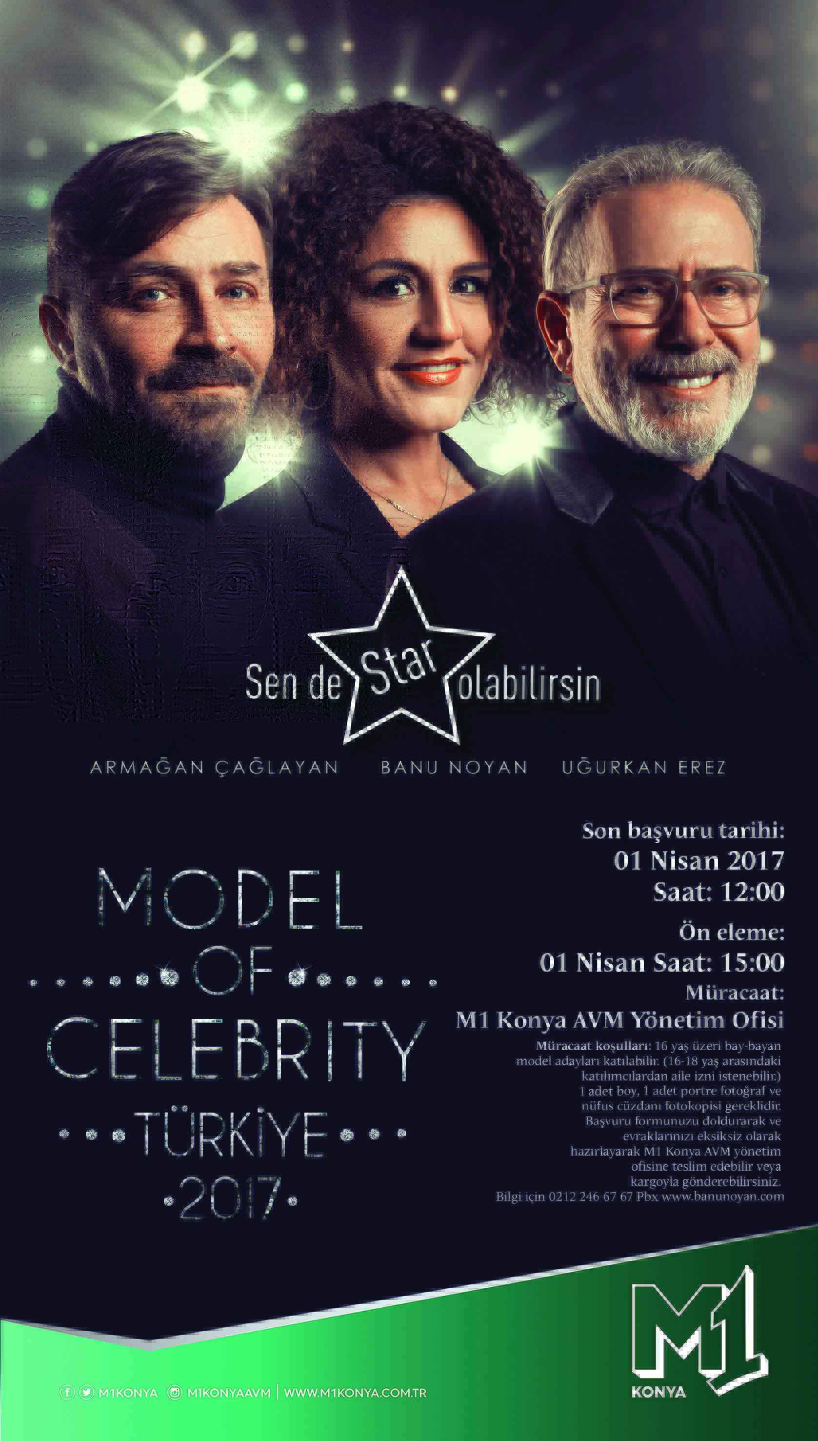 Model Of Celebrıty 1 Nisan'da M1 Konya'da