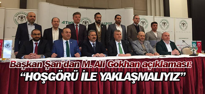 Ahmet Şan'dan M. Ali Gökhan açıklaması
