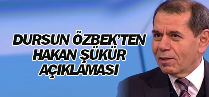 Dursun Özbek'ten Hakan Şükür açıklaması