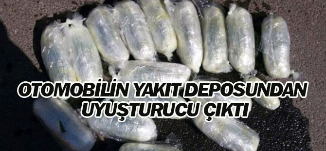 Otomobilin Yakıt Deposundan Uyuşturucu Çıktı