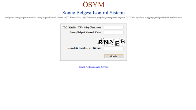 YGS sonuçları açıklandı