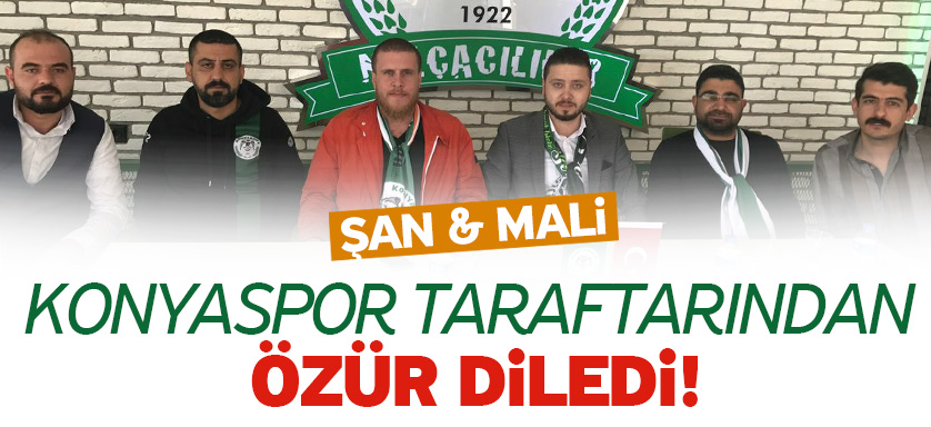 ŞAN ve MALİ ÖZÜR DİLEDİ