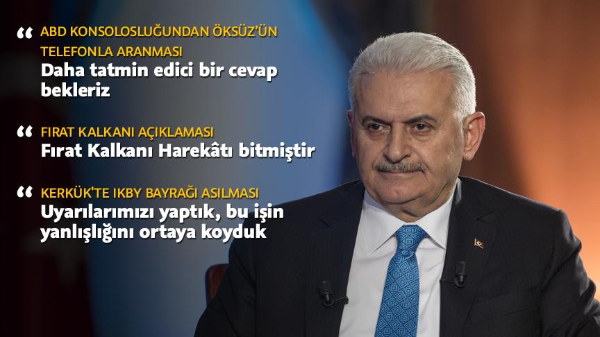 Başbakan'dan Amerika'ya Adil Öksüz tepkisi