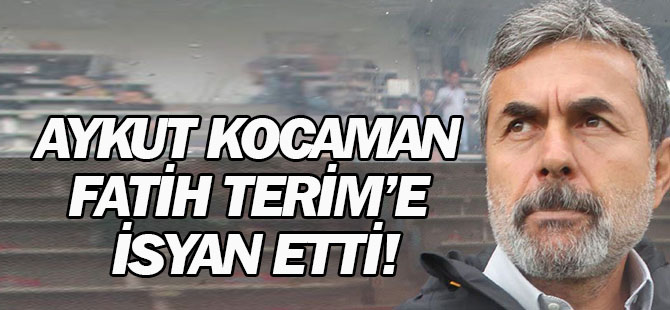 Aykut Kocaman  isyan etti!