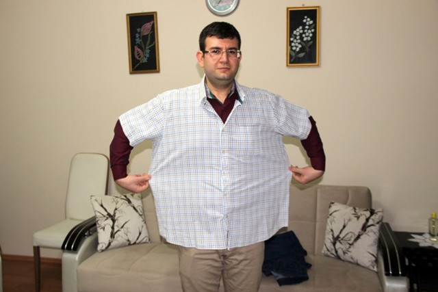 8 ayda 45 kilo verdi