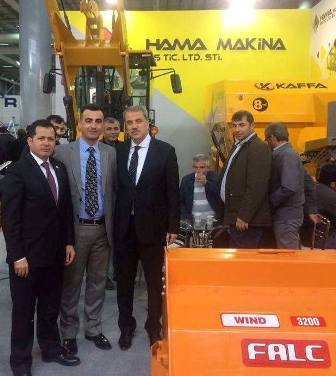 Hama Makine fuarın gözdesi oldu