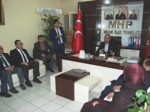 AK Parti Meram’dan MHP Meram’a hayırlı olsun ziyareti