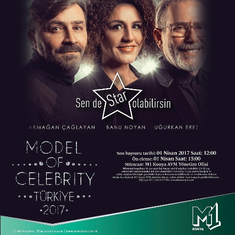 Model Of Celebrıty 1 Nisan'da M1 Konya'da