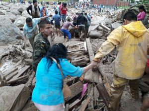 Kolombiya'daki sel felaketi