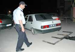Ehliyetsiz sürücü polislerden kaçtı