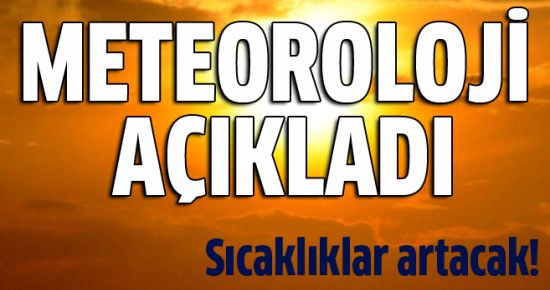 Konya'ya meteorolojik uyarı: Sıcaklıklar artıyor