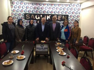 Baloğlu'ndan Sağlık-Sen'e ziyaret