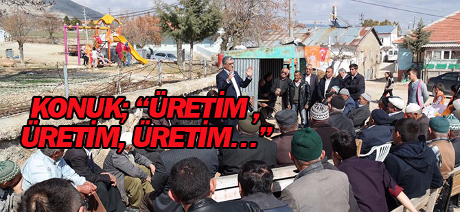 Konuk, “tarım, gıda ve sanayi sektörüne yön vermek istiyoruz”