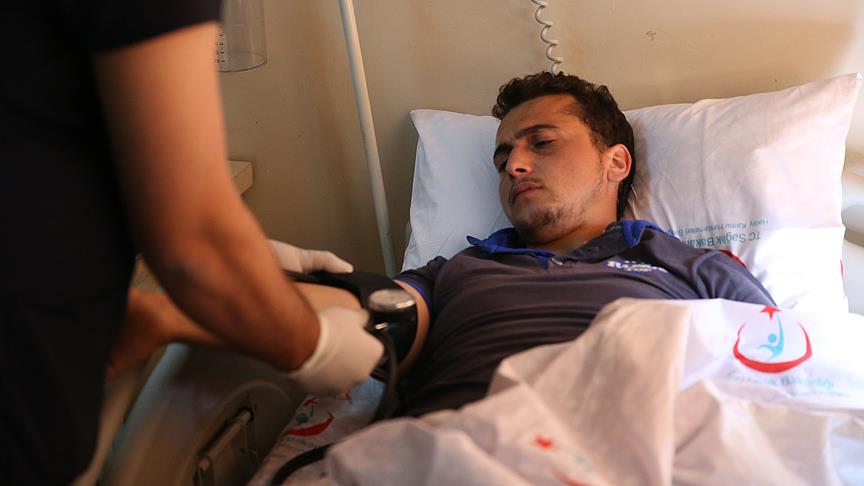 Kimyasal saldırıdan etkilenen AA muhabiri Hatay'a getirildi