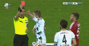 Hakem Alper Ulusoy, Sarı Kartı Olmayan Ali Turan'ı 2. Sarıdan Attı