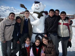 En güzel kardan adam yarışması