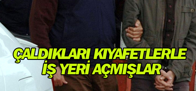 Çaldıkları Kıyafetlerle İş Yeri Açmışlar