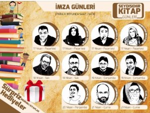Yazarlar Seydişehir'de okuyucuları ile buluşacak