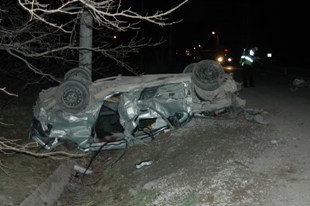 Ereğlili öğrenciler Konya'da kaza yaptı
