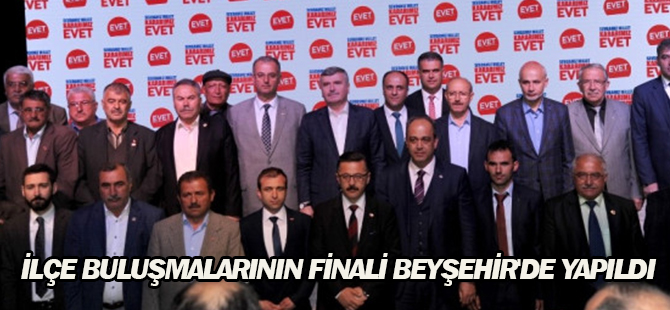 İlçe Buluşmalarının Finali Beyşehir'de Yapıldı