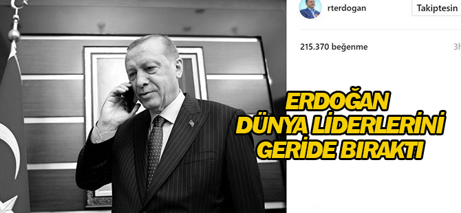 Cumhurbaşkanı Erdoğan'ın Instagram hesabı dünya gündemine oturdu!